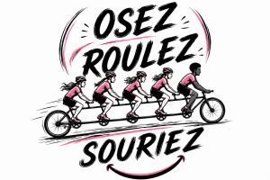 Quintuplette osez roulez souriez