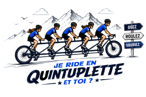 je ride en quintuplette
